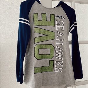 NFL glitter long hoodie (Justice) Juniors size 12/14